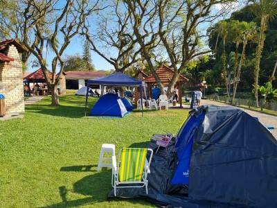 Acampamento em família